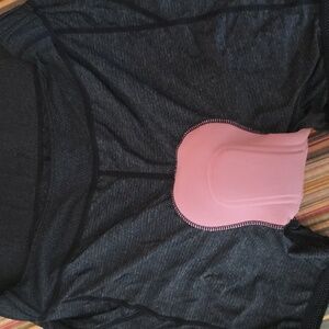 Women's PADDED Black and Pink Bike Shorts